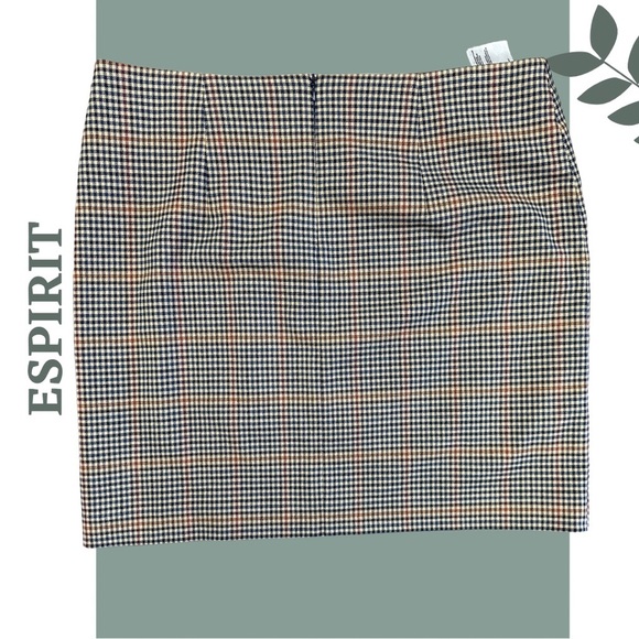 🛍️3/$40 Espirit Plaid Classic Cut Wrap Mini Skirt
Sheep Leather Accent Brown 14 - Picture 2 of 9